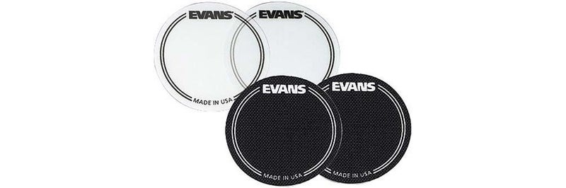 Evans EQ Single Pedal Patch, Clear Plastic - Image 1