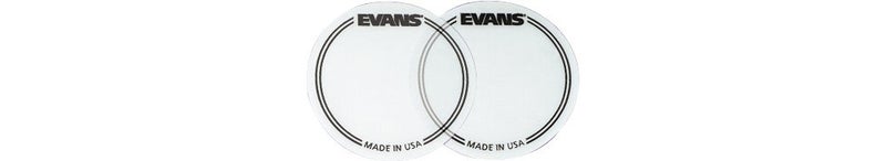 Evans EQ Single Pedal Patch, Clear Plastic - Image 3