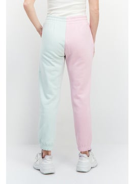 CHELSEA PEERS Women Petite Two Tone Jogger Pants, Pink  - Image 2