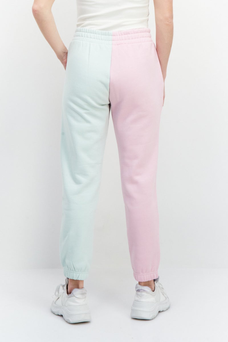 CHELSEA PEERS Women Petite Two Tone Jogger Pants, Pink - Image 2