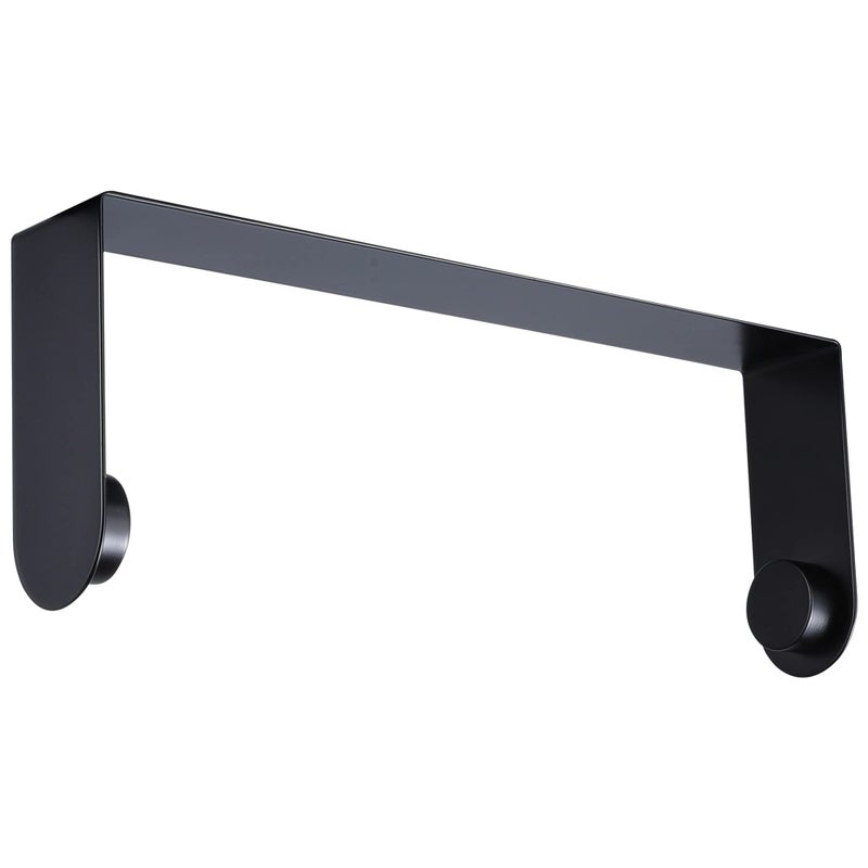 ZUNTO Black Paper Towel Holder Under Cabinet Stainless Steel Kitchen Towel Holder Stick on Wall Vertical or Horizontal Frees up Counter Space