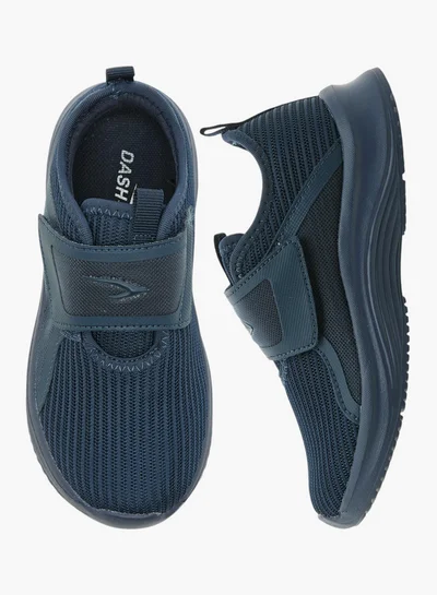 Dash Boys Logo Detail Sports Shoes with Hook and Loop Closure