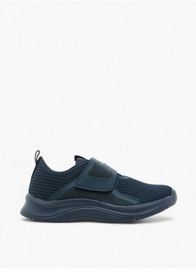 Dash Logo Detail Sports Shoes with Hook and Loop Closure  - Image 3