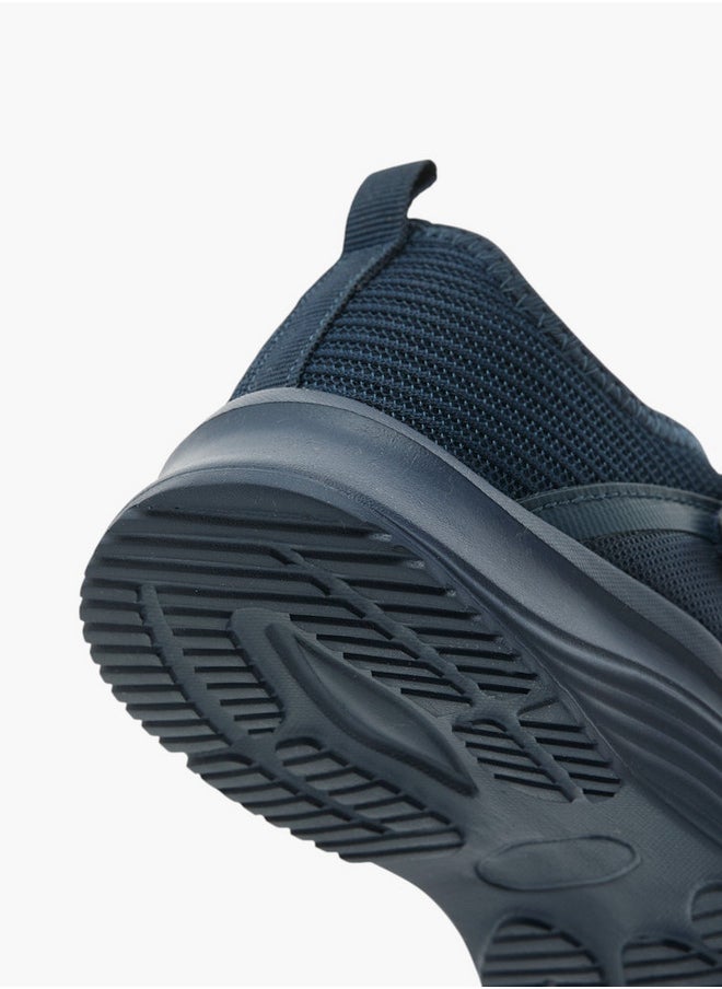 Dash Logo Detail Sports Shoes with Hook and Loop Closure  - Image 5