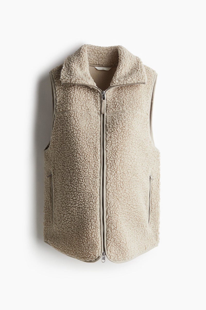 H&M Mama Before & After Babywearing Teddy Gilet  - Image 3
