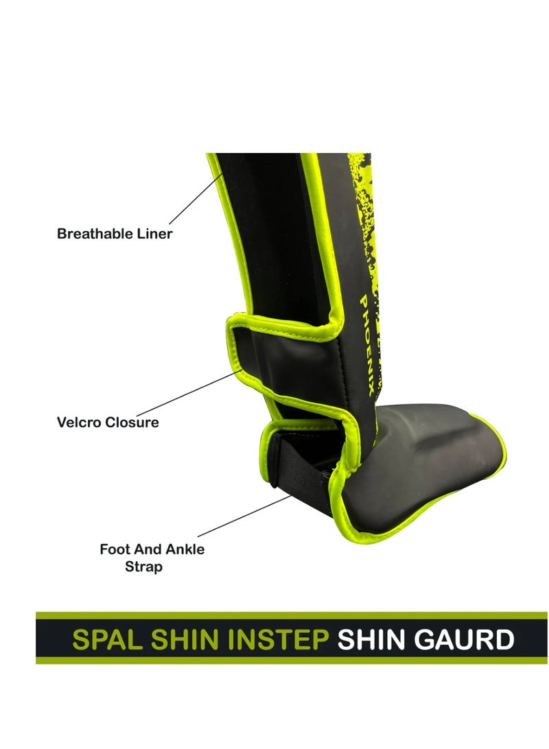 Spall Shin In Step Guards S M L XL White Black Green Blue Red F.Green Orange For Martial Arts Muay Thai Sparring Kickboxing Taekwondo Karate And Boxing Gear - Image 3