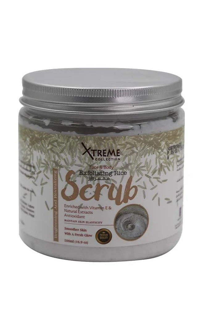 مقشر الأرز للوجه والجسم500  مل