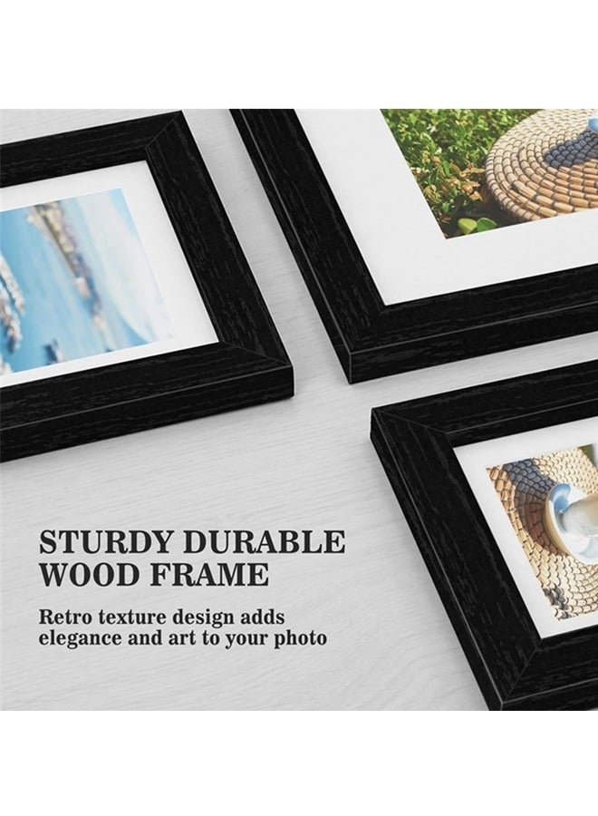 10 Pack Picture Frames for Wall Decor Living Room, Multi Sizes 4x6, 5x7, 8x10 Photo Frames for Room Decor and Wall Art, Classic Black Home Decor Frames - Image 3