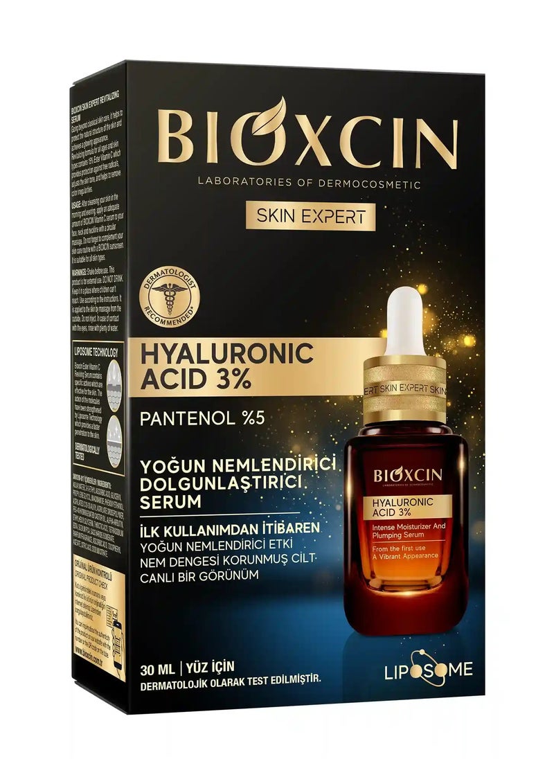 BIOXCIN HYALURONIC ACID %3 INTENSE MOISTURIZER  AND PLUMPING SERUM 30 ML  - Image 2