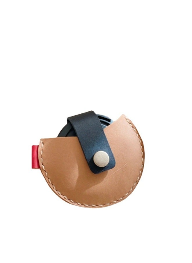 Camera Lens Ring Storage Cover For Digital Camera Lens Cover Protective Cover Hanging Leather Lens Ring Storage Bag-Color:Blue  - Image 4