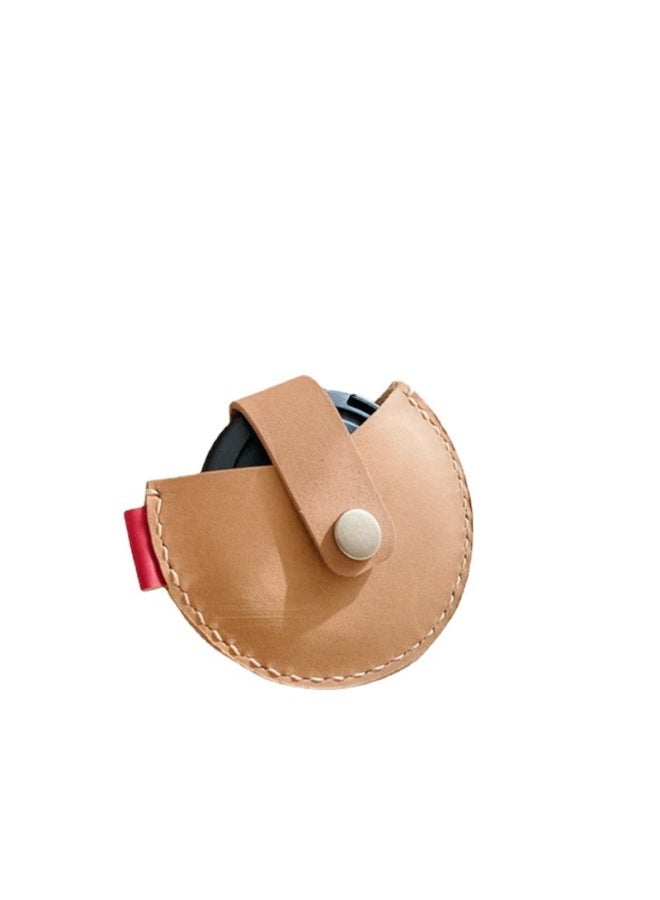 Camera Lens Ring Storage Cover For Digital Camera Lens Cover Protective Cover Hanging Leather Lens Ring Storage Bag-Color:Blue  - Image 5