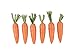 Craft Supply Jute Spring and Easter Fabric Carrots 6 Pieces 3 Inches Tall - Image 3