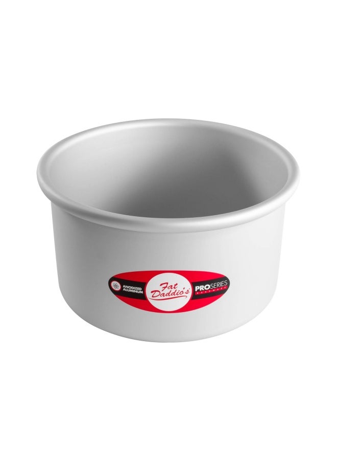 Fat Daddio's - Fat Daddio S Round Cake Pan Anodized Aluminum Silver 17.8 X 17.8 X 10.2 Cm - Image 1