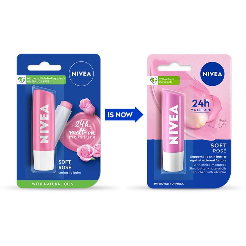 NIVEA Lip Balm Soft Rose 48g Limited Edition - Image 2