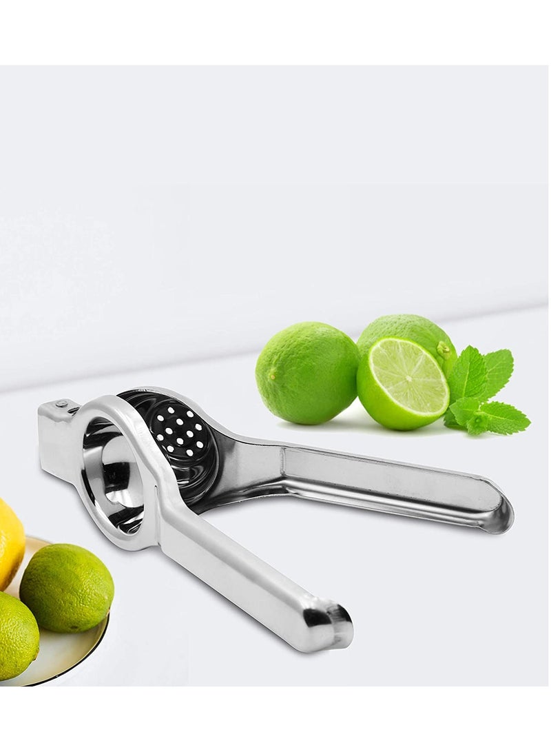 BLACKSTONE Stainless Steel Lemon Squeezer Heavy Duty Manual Citrus Juicer Hand Press Tool for Kitchen Cooking and Bartending Dishwasher Safe Fruit Extractor Silver - Image 2