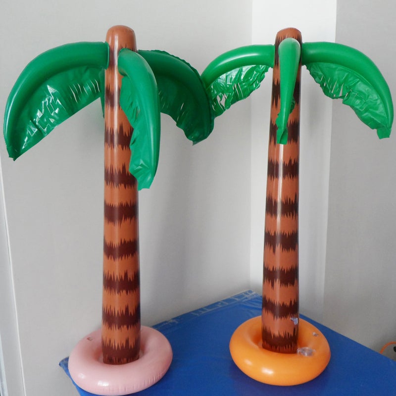 2pcs 90cm PVC Inflatable Hawaii Toys Coconut Tree Beach Party Toys Cactus Stage Props Decoration Toys Set Random Color - Image 5
