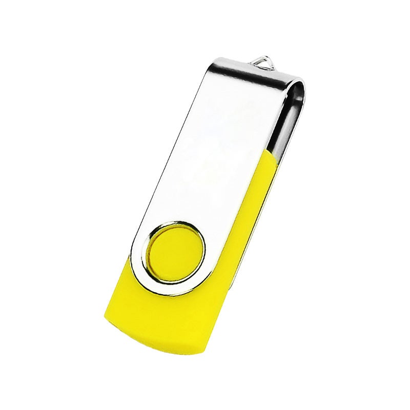 Metal USB Flash Drive Large Capacity Computer 128g Customized Creative Bidding 16g Rotating High Speed 2.0 Car USB Flash Drive Wholesale - Image 1