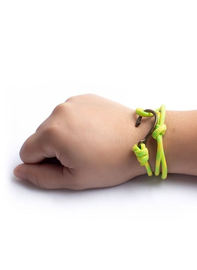 Elite Dose Round Fish  Hook Design  Anchor Fashion Bracelet  - Image 2