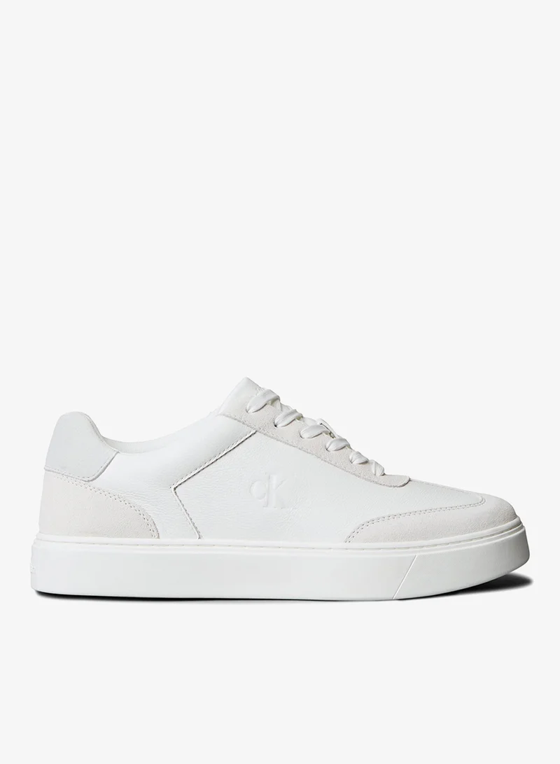 Calvin Klein Jeans Tumbled Leather Flexible Sole Sneakers