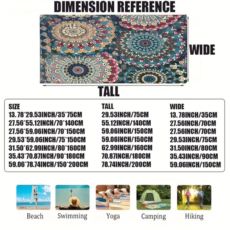 Luxurious Soft Sand Towel 70x150cm Vibrant Beach Blanket All Season Cozy Fabric Seaside Hotel Gift - Image 4