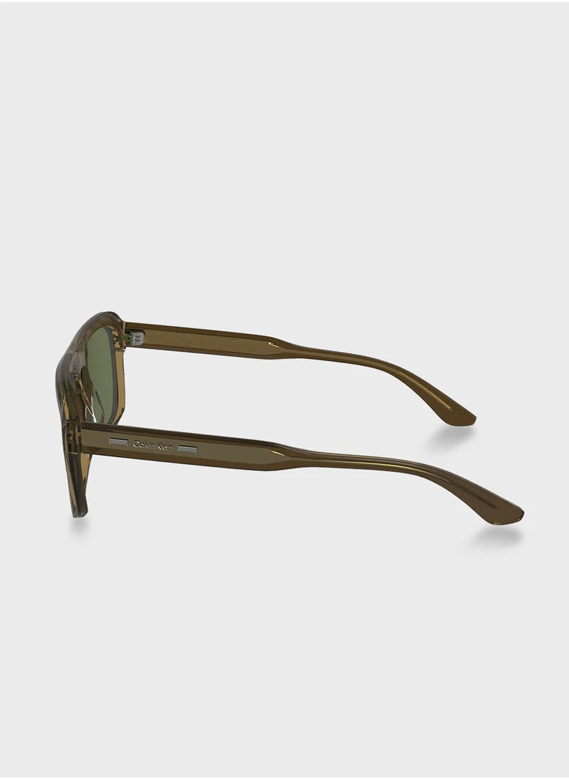 CALVIN KLEIN Modified Rectangle Sunglasses Ck24504S