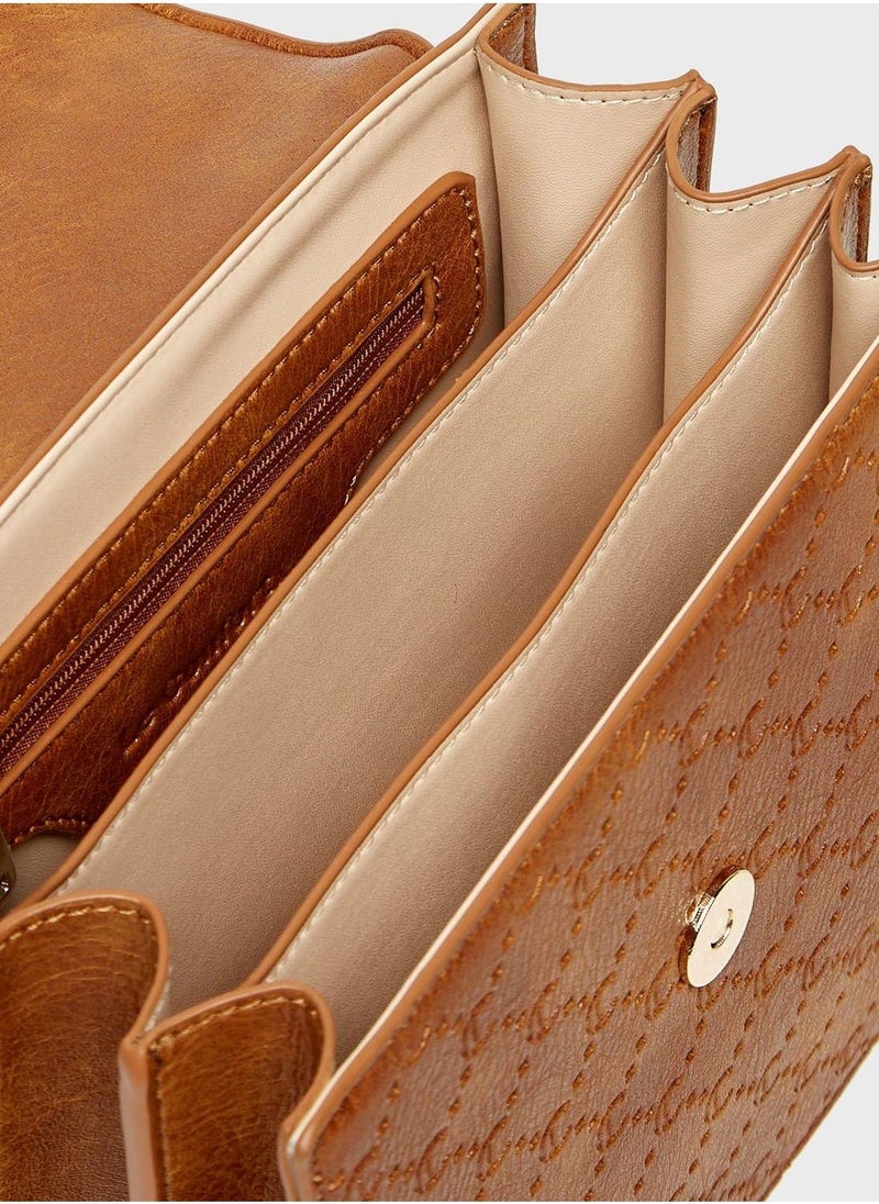 Le Confort Flap Over Crossbody  - Image 4