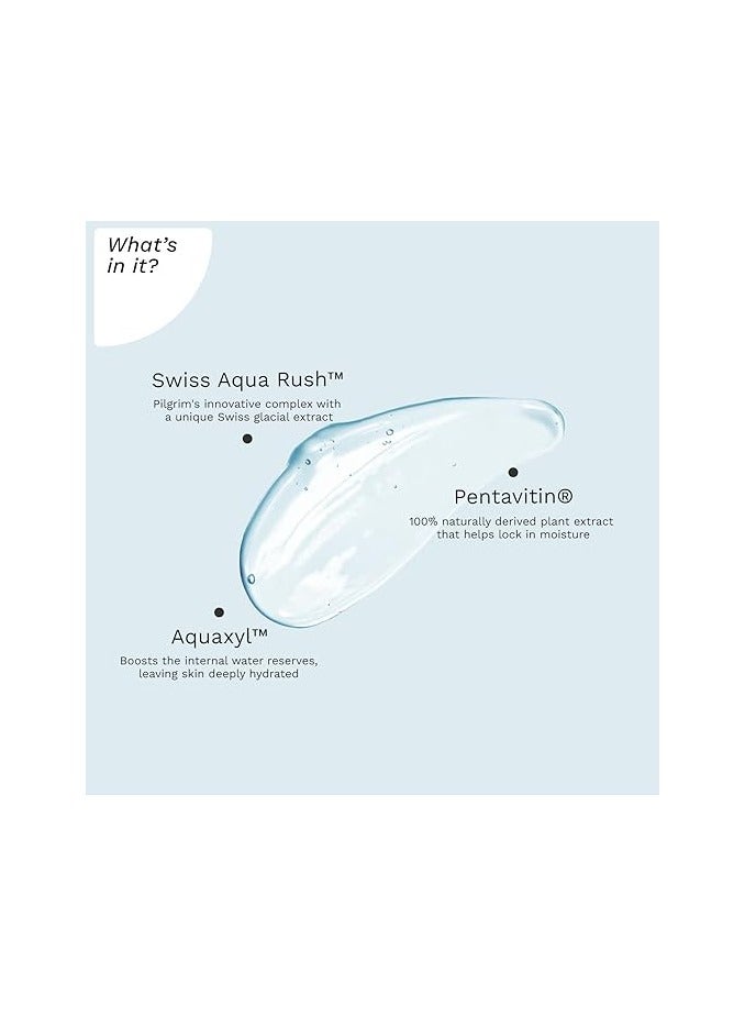 Pilgrim SWISS AQUA RUSH™ HYDRATING FACE WASH for men & women | Hydrating Face wash | Refreshes skin & restores hydration|100 ml