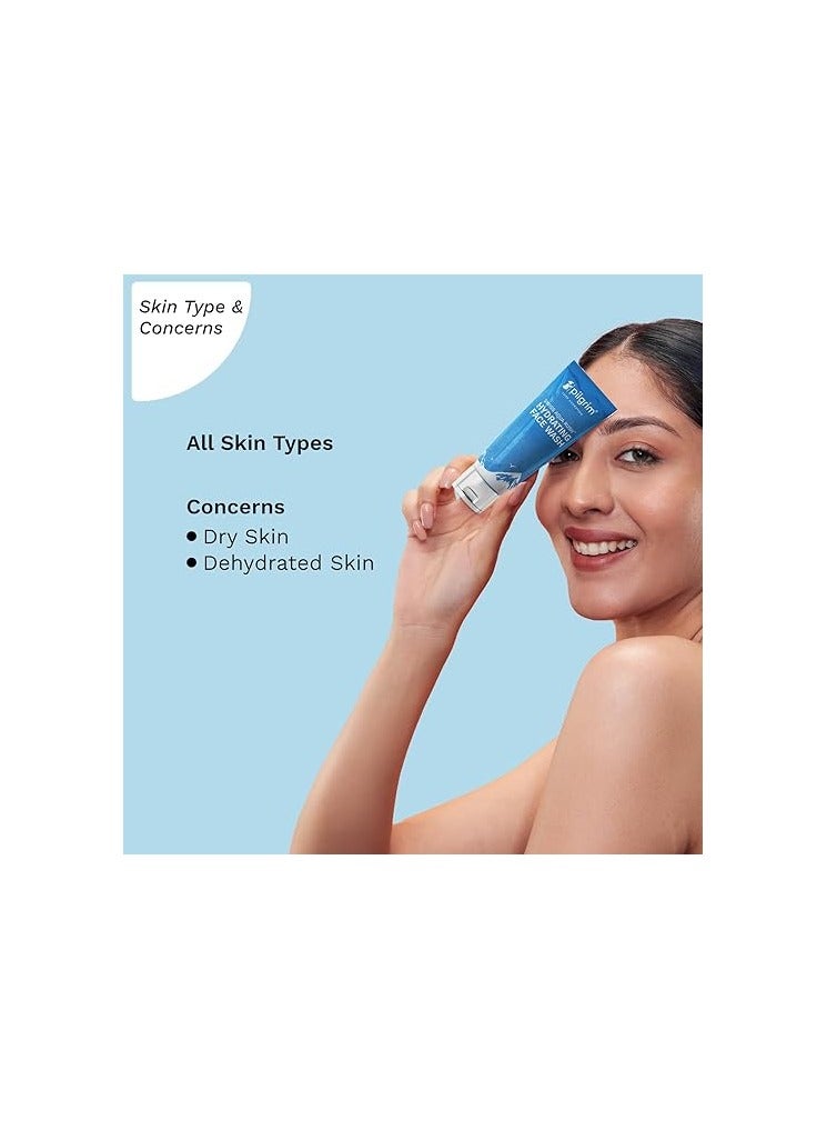 Pilgrim SWISS AQUA RUSH™ HYDRATING FACE WASH for men & women | Hydrating Face wash | Refreshes skin & restores hydration|100 ml