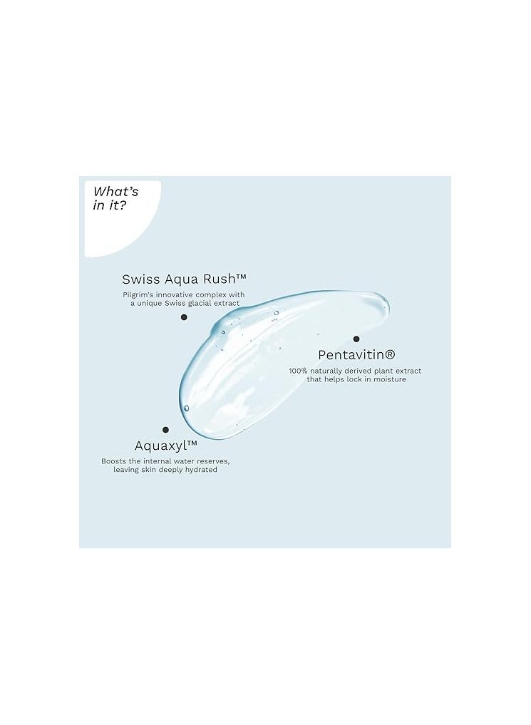 Pilgrim SWISS AQUA RUSH™ HYDRATING FACE WASH for men & women | Hydrating Face wash | Refreshes skin & restores hydration|100 ml