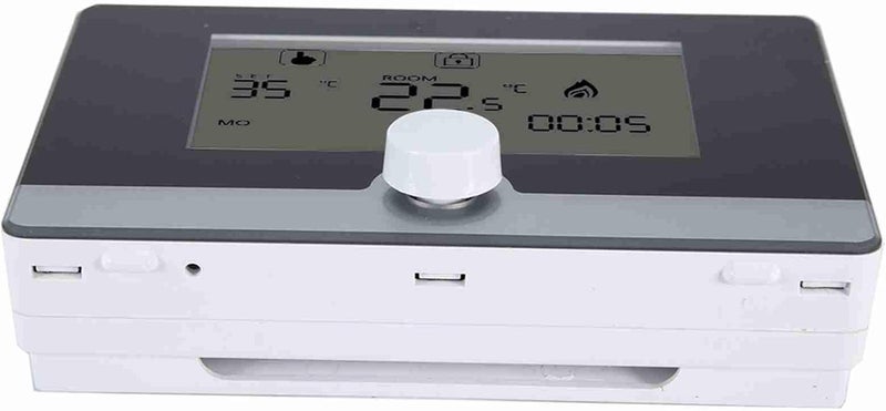 Programmable Thermostat for Wall Hung Boiler Heating System, Digital Temperature Controller with LCD Display, Ideal for Home Heating and Electric Equipment (Black Upper: 84661 3K000HZ, 84661 - Image 1
