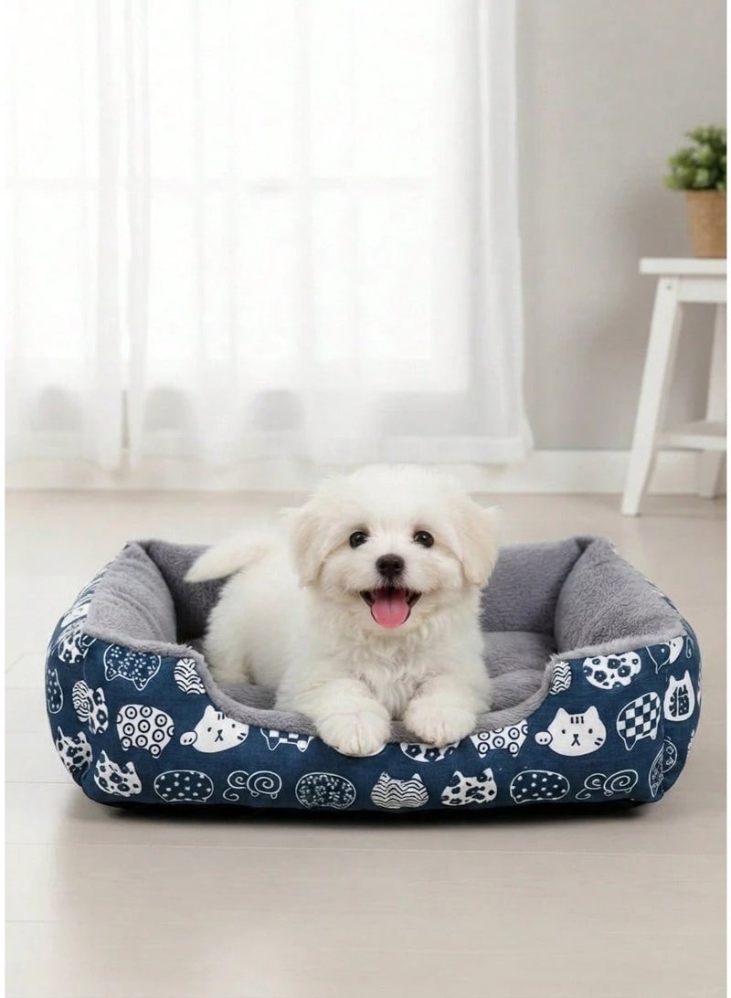 Soft Pet Bed for Cats & Medium Dogs 60×45cm – Cozy & Comfortable - Image 2