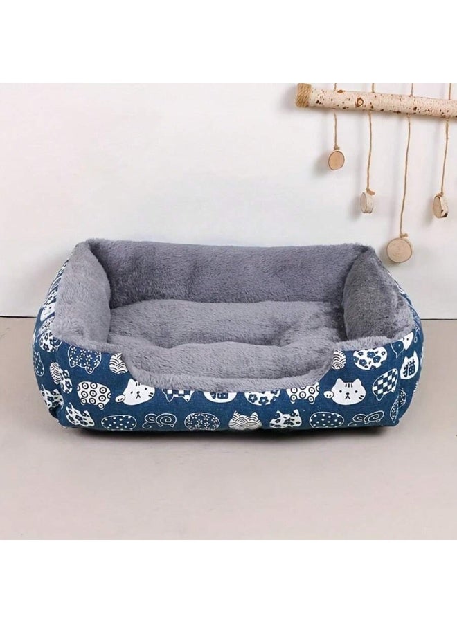 Soft Pet Bed for Cats & Medium Dogs 60×45cm – Cozy & Comfortable - Image 3