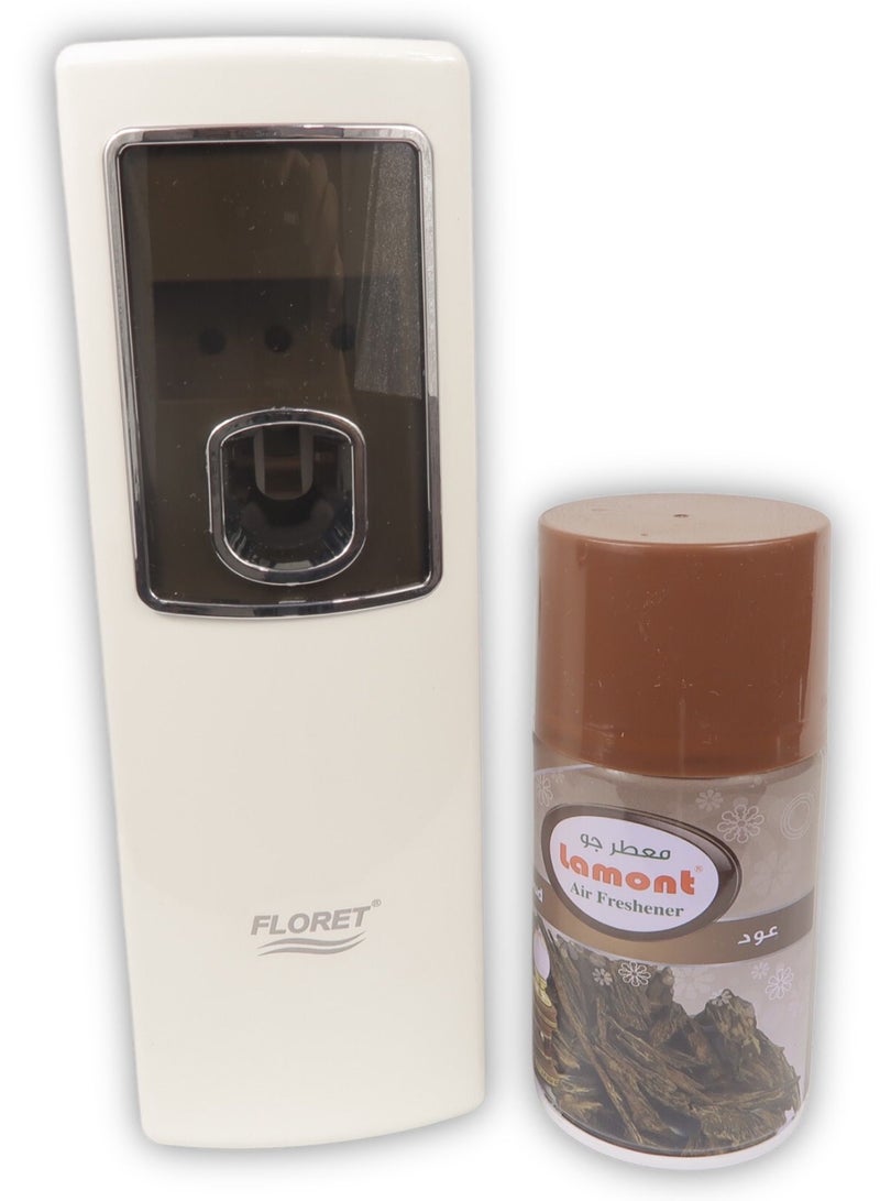 Floret Air Freshener Device With Scented Sprayer - Image 1