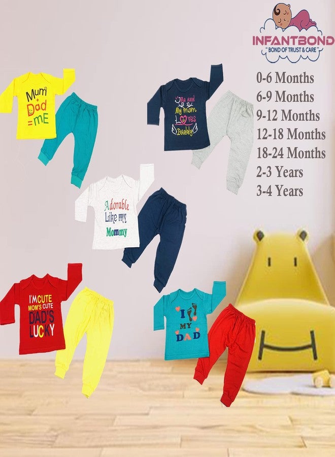 Infantbond Baby Boy's & Baby Girl's Clothing Set (Quto)(Pack of 5)(6-9 Months) - Image 2