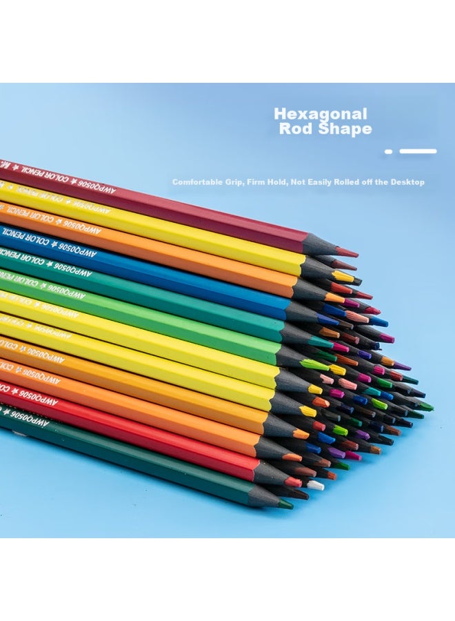 ام اند جي M&g Stationery أقلام ملونة صديقة للبيئة غير خشبية 24 لون، أقلام ملونة قابلة للمسح لتلاميذ المدارس الابتدائية، أقلام تلوين للرسم الفني، أقلام تلوين للرسم اليدوي، أنبوب أصفر، هدية عيد الميلاد، Awpq0508 - Image 3