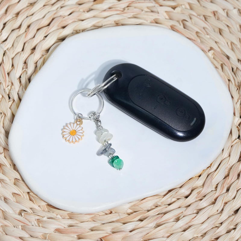 mintolex Natural Crystal Keychain Gift Healing Stones Key Ring Gift for Graduation New Job Moving Away, For Your Next Chapter - Image 3