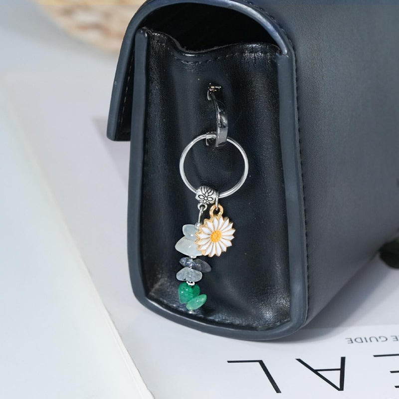 mintolex Natural Crystal Keychain Gift Healing Stones Key Ring Gift for Graduation New Job Moving Away, For Your Next Chapter - Image 2