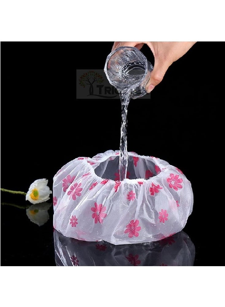 8 قطع من قبعات الاستحمام النسائية في قبعات للنساء، قابلة للاستخدام مرة واحدة، مقاومة للماء، شعر طويل، رجال، صالون سبا، صالونات تجميل، استحمام، قناع علاجي، غطاء رأس، موفر للاستحمام، متعدد الألوان (عبوة من 8 قطع). - Image 5