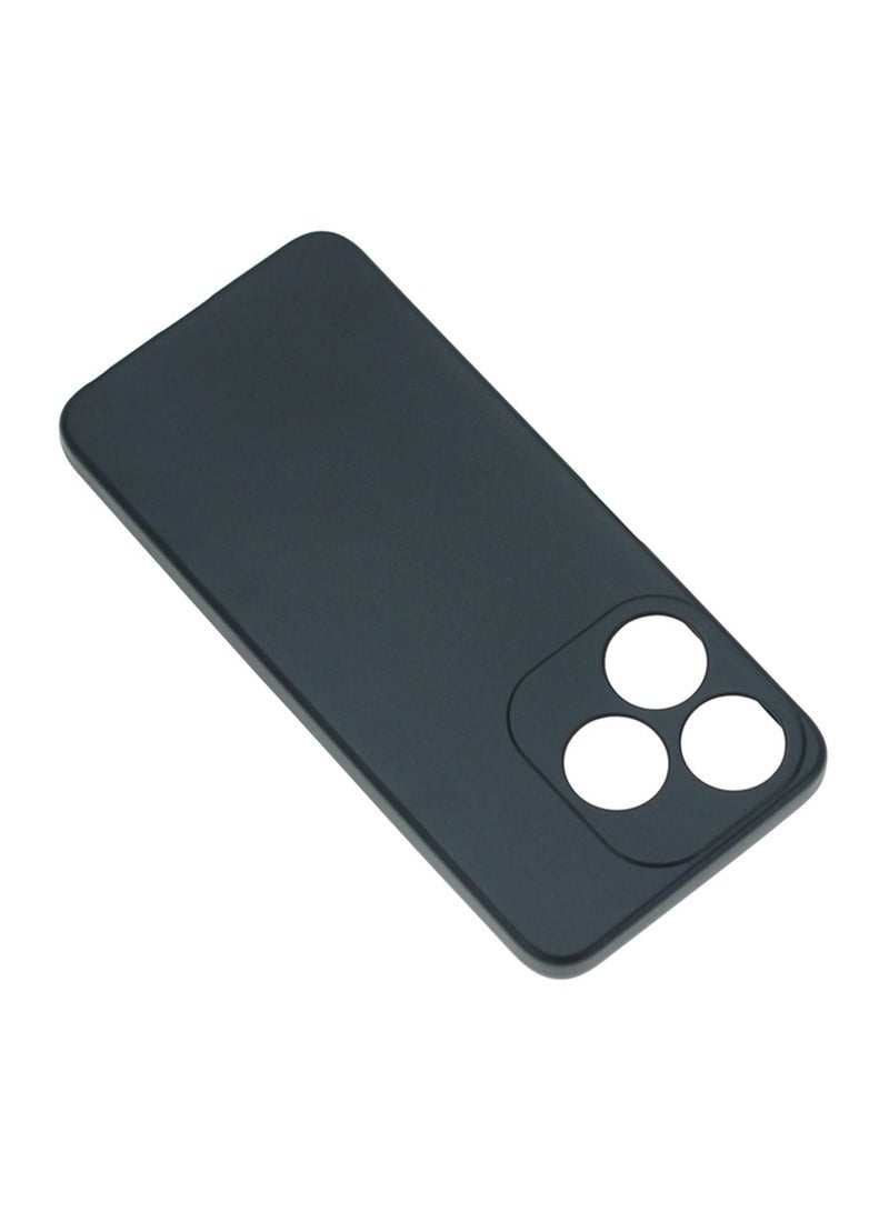 Infinix Tecno Spark 10 4G Case Cover with Anti Fingerprint and Scratch Prevention Shockproof Silicon TPU Back Cover with Lens Camera Body Protection Black - Image 5