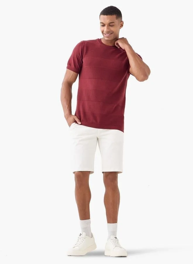 Splash FAV Ribbed Crew Neck T-shirt