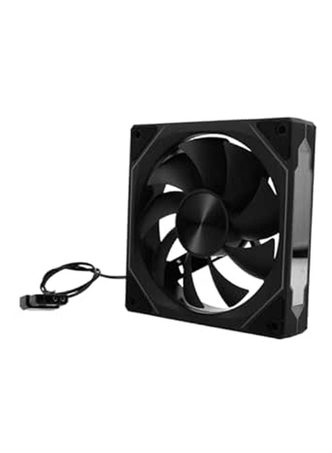 Adjustable RGB LED PC Cooling Fan 120mm Silent Operation Case Cooler Quiet Airflow - Image 1
