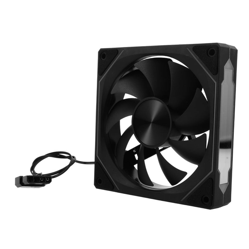 Adjustable RGB LED PC Cooling Fan 120mm Silent Operation Case Cooler Quiet Airflow - Image 2