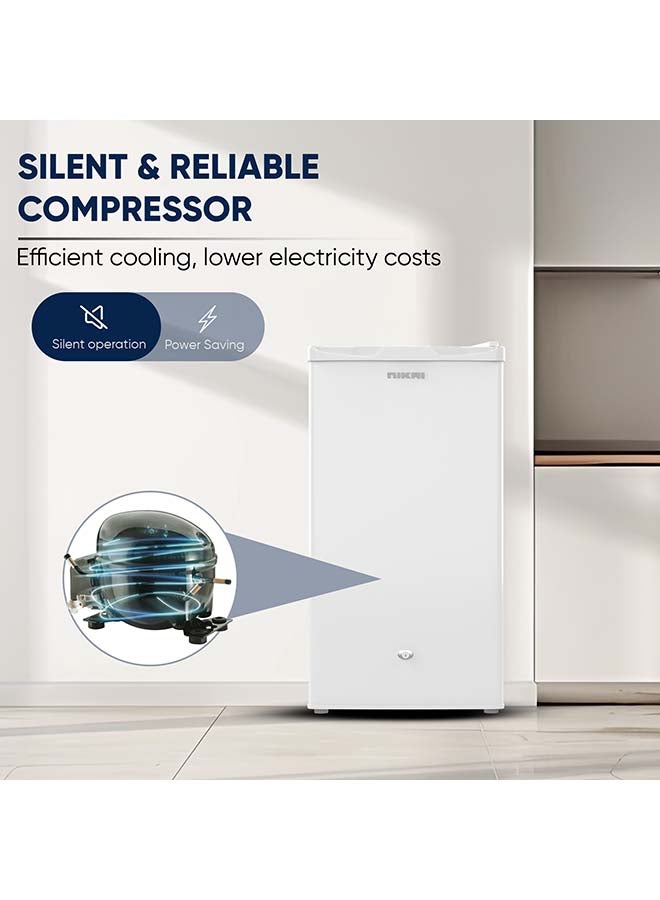 نيكاي ثلاجة بباب واحد لإذابة الثلج 85 L NRF110N26W/ NRF110N23W أبيض - Image 3