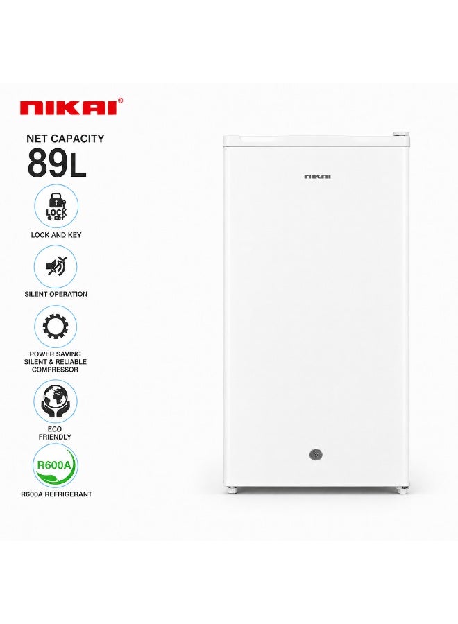 نيكاي ثلاجة بباب واحد لإذابة الثلج 85 L NRF110N26W/ NRF110N23W أبيض - Image 1