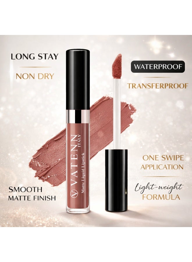 فاتن إيطاليا Matte Liquid Lipstick 257 - Image 4