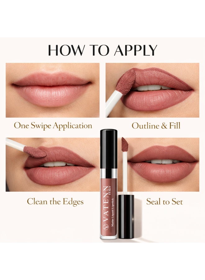 فاتن إيطاليا Matte Liquid Lipstick 257 - Image 5