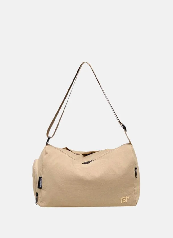 يونيكي Beige Plain Lifestyle Duffle Bag