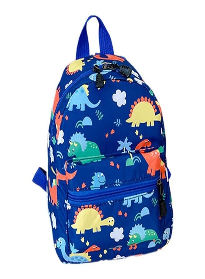 LIGHTER HOUSEï¿½ Cutest Double Zipper Medium Size DINOSAUR Print Backpack Chest Crossbody for Outdoor,Travel,Hiking,Cycling, Size -6.69 * 5.12 * 2.36" ï¿½ 01 Pc. Mix Colour - Image 1