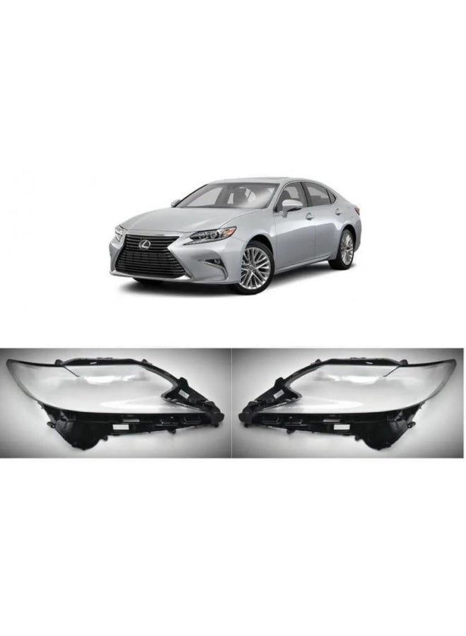 Headlight Lens Cover for Lexus ES350 2016–2018 High Quality Replacement Headlamp Glass Lens Cover - Image 1