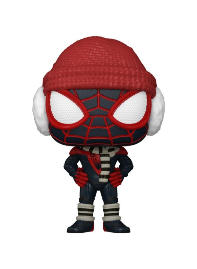 Funko Pop! Super Heroes: Marvel - Spider-man: Miles Morales - Winter Miles (Exc) - Image 1